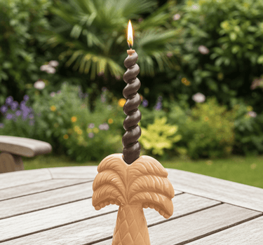 Kandelaar Palm Tree Beige - Things I Like Things I Love