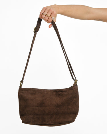 Karin Suede Bag Brown - Things I Like Things I Love