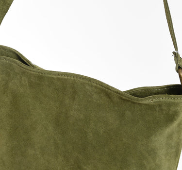 Karin Suede Tas Groen - Things I Like Things I Love
