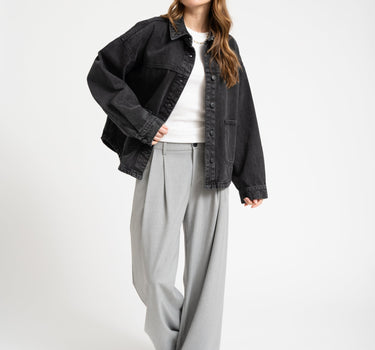 Kettie Denim Jacket Black - Things I Like Things I Love