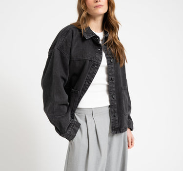 Kettie Denim Jacket Black - Things I Like Things I Love
