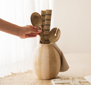 Keukengereihouder / Deco Vaas Vertice Gestreept - Things I Like Things I Love