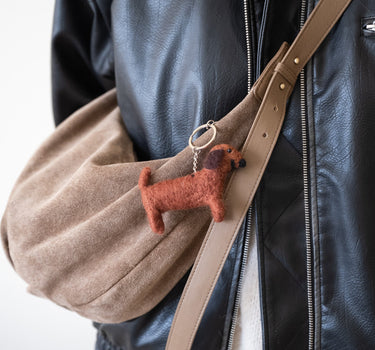 Key Chain / Bag Charm Sausage Dog - Things I Like Things I Love