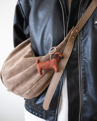 Key Chain / Bag Charm Sausage Dog - Things I Like Things I Love