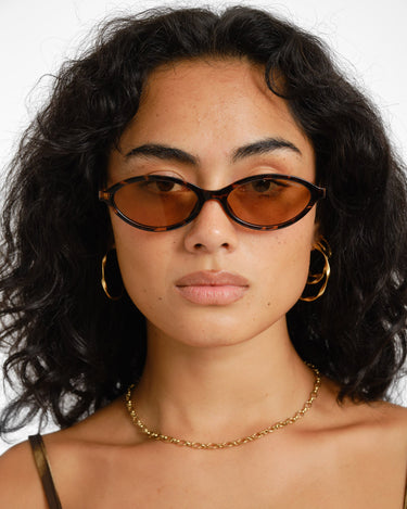 Komono Sunglasses Doris Havana Amber Brown - Things I Like Things I Love
