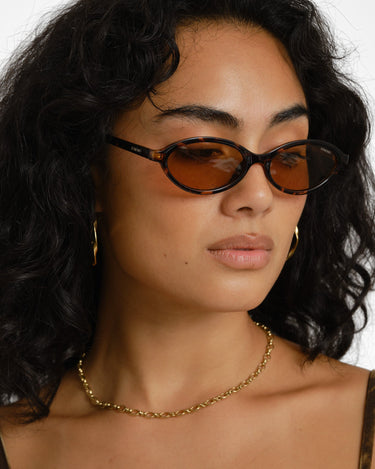 Komono Sunglasses Doris Havana Amber Brown - Things I Like Things I Love