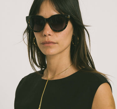 Komono Sunglasses Louise Dark Tortoise Brown - Things I Like Things I Love