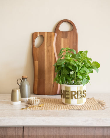 Kruidenpot Herbs Keramiek Groen - Things I Like Things I Love