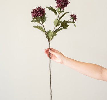 Kunstbloem Chrysant Bordeaux - Things I Like Things I Love