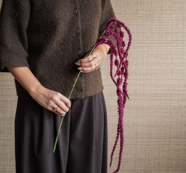 Kunstbloem Hangamarant Aubergine - Things I Like Things I Love