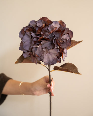 Kunstbloem Hortensia Aubergine - Things I Like Things I Love
