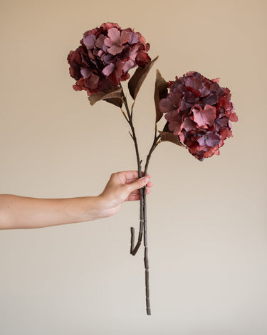 Kunstbloem Hortensia Bordeaux - Things I Like Things I Love