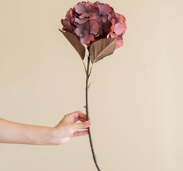 Kunstbloem Hortensia Rood - Things I Like Things I Love