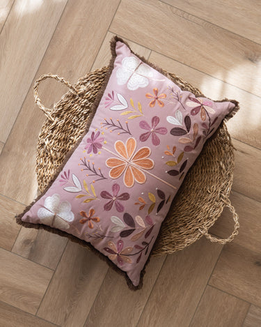 Kussen Bloemen Roze - Things I Like Things I Love
