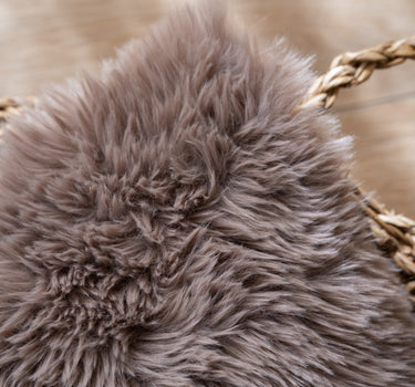 Kussen Mats Fluffy Taupe - Things I Like Things I Love