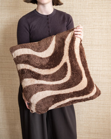Kussen Maud Swirl Bruin - Things I Like Things I Love