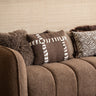 Kussen Stripescape Bruin - Things I Like Things I Love