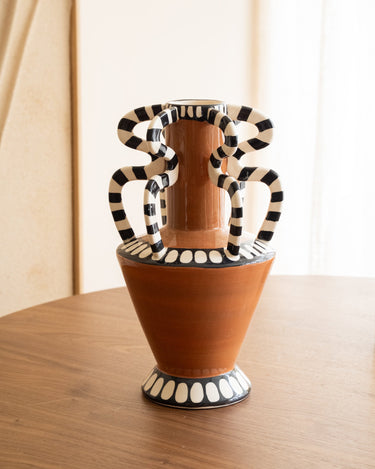 Large Deco Vase Dusa Terracotta - Things I Like Things I Love