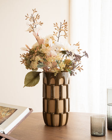 Large Deco Vase Moscy Brown - Things I Like Things I Love