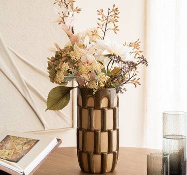 Large Deco Vase Moscy Brown - Things I Like Things I Love
