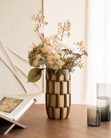 Large Deco Vase Moscy Brown - Things I Like Things I Love