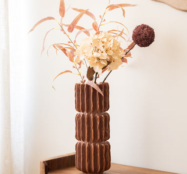 Large Deco Vase Pillar Terra - Things I Like Things I Love