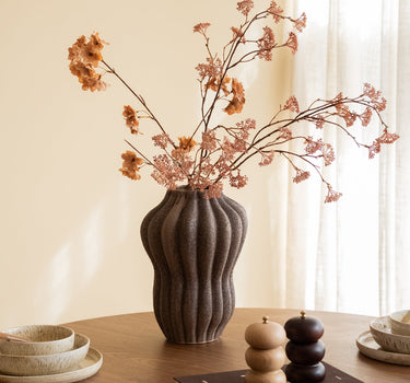 Large Deco Vase Serra Brown - Things I Like Things I Love