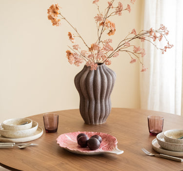 Large Deco Vase Serra Brown - Things I Like Things I Love
