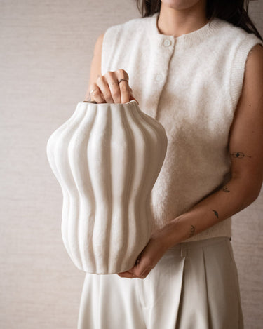 Large Deco Vase Serra Ceramic - Things I Like Things I Love