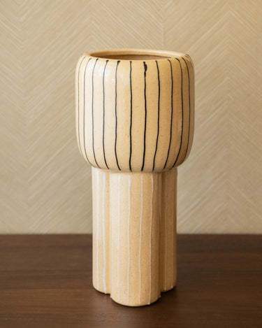 Large Deco Vase Tera Lines - Things I Like Things I Love