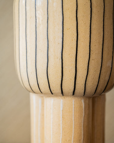 Large Deco Vase Tera Lines - Things I Like Things I Love