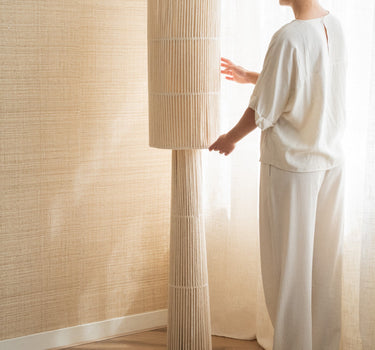 Large Floor Lamp Michiel Cream - Things I Like Things I Love