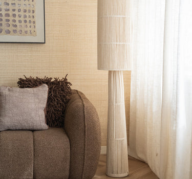 Large Floor Lamp Michiel Cream - Things I Like Things I Love