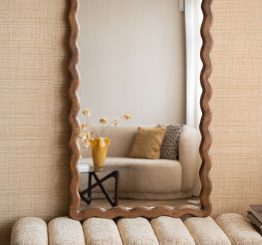 Large Mirror Ondine Mango Wood - Things I Like Things I Love