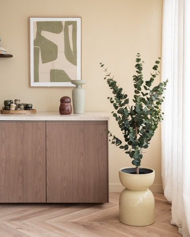 Large Planter Mimea Enamel Green - Things I Like Things I Love