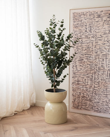 Large Planter Mimea Enamel Green - Things I Like Things I Love