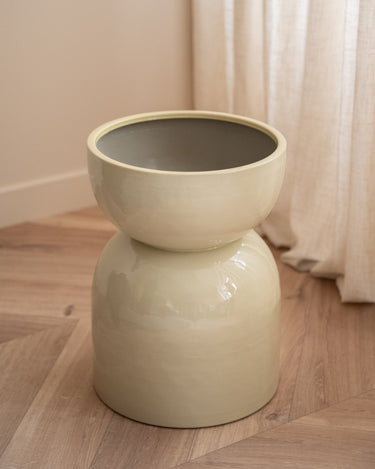 Large Planter Mimea Enamel Green - Things I Like Things I Love