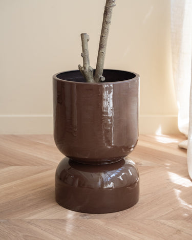 Large Planter Toval Brown - Things I Like Things I Love