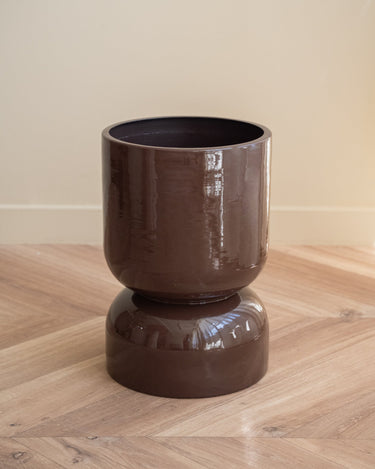 Large Planter Toval Brown - Things I Like Things I Love