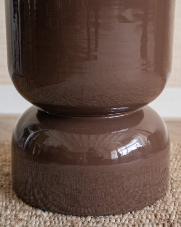 Large Planter Toval Brown - Things I Like Things I Love