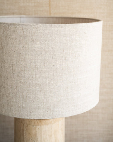Large Table Lamp Amara Travertine - Things I Like Things I Love