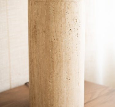 Large Table Lamp Amara Travertine - Things I Like Things I Love