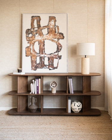 Large Table Lamp Amara Travertine - Things I Like Things I Love