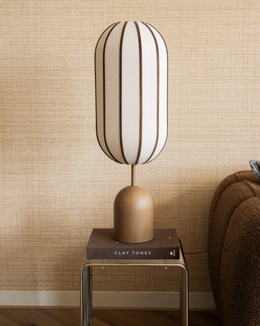 Large Table Lamp Cocoon Linen - Things I Like Things I Love