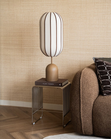 Large Table Lamp Cocoon Linen - Things I Like Things I Love