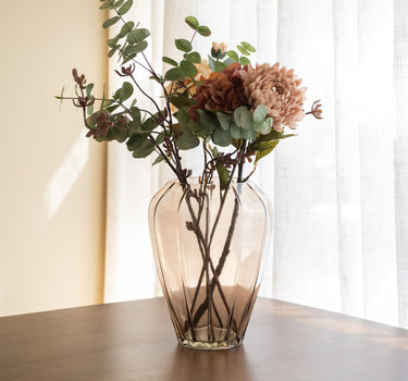 Large Vaas Glass Brown - Things I Like Things I Love