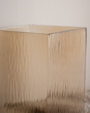 Large Vase Glen Glass Brown - Things I Like Things I Love