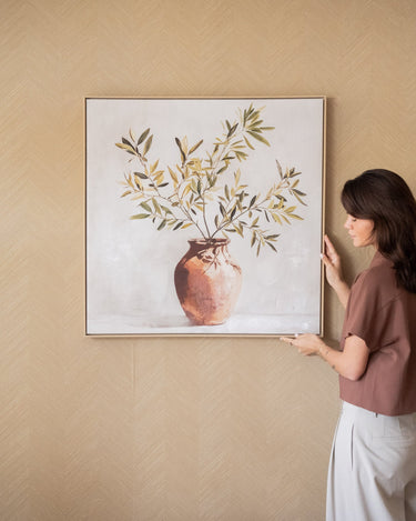 Large Wall Art Olive Branch Acryl - Things I Like Things I Love