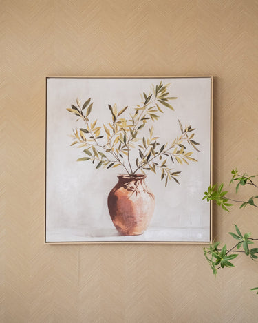 Large Wall Art Olive Branch Acryl - Things I Like Things I Love