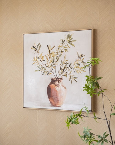 Large Wall Art Olive Branch Acryl - Things I Like Things I Love